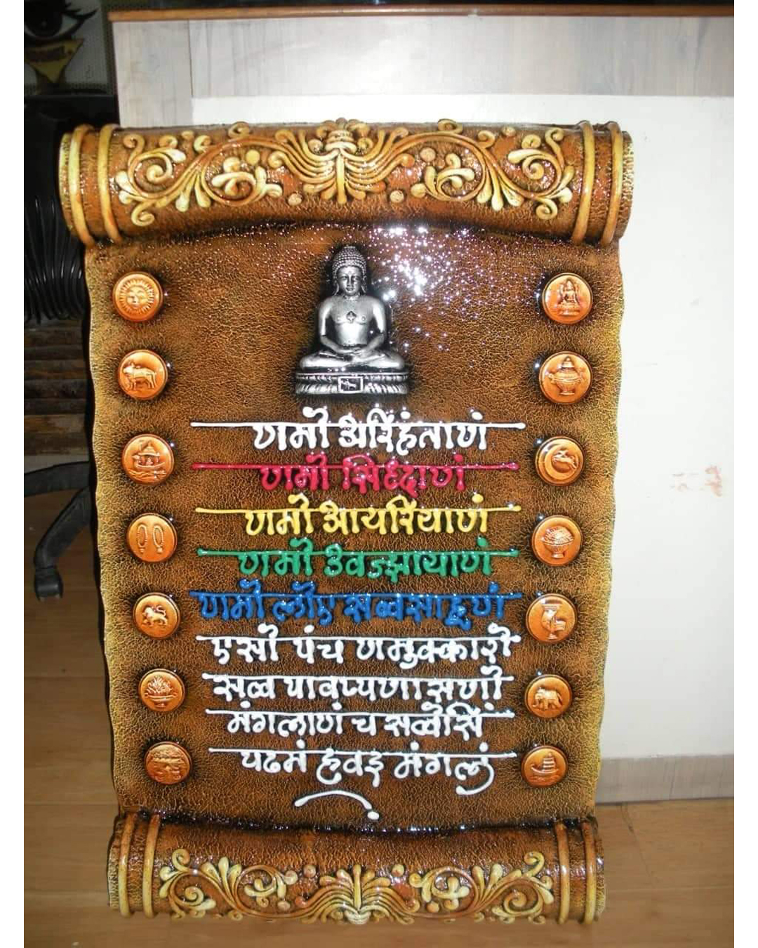 Riddhi Siddhi Art Creations - Vibrant Panch Kalyanak Scene Painting Mural